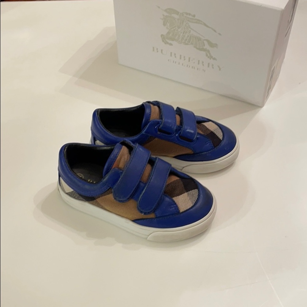 Burberry Blue Sneakers, 24